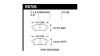 Предни накладки Hawk HB706U.714, Race, min-max 90°C-465°C