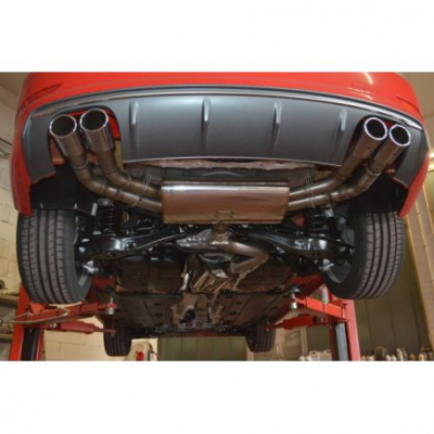 76мм Дуплексна изпускателна система с stock valve control Audi S3 8V saloon Quattro - ECE одобрено (991058SKL-X3-X)