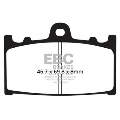 EBC Спирачни накладки Organic FA158