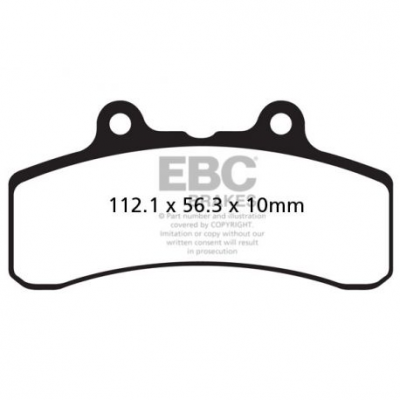 EBC Спирачни накладки Organic FA216/3