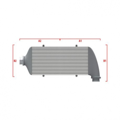 Competition custom intercooler Wagner по мярка 500мм x 205мм x 80мм