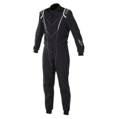 FIA Race suit ALPINESTARS Super KMX-1 Black/White