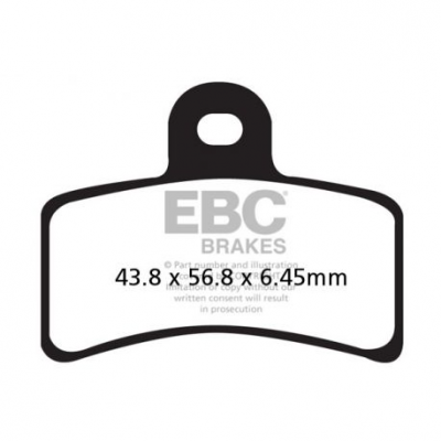 EBC Спирачни накладки Organic FA291
