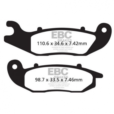 EBC Спирачни накладки MXS MXS465