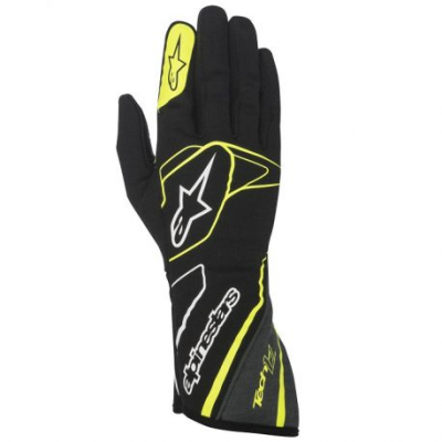 Alpinestars Tech 1-Z FIA Gloves - Black / Yellow