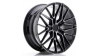 JR Wheels JR38 18x8 ET20-42 5H BLANK Black Brushed w/Tinted Face