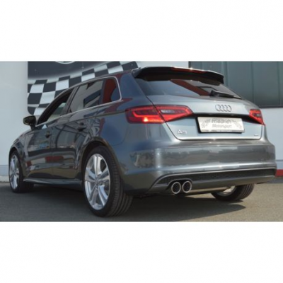 76мм изпускателна система Audi A3 8V Спортна back Quattro - ECE одобрено (981054A-X3-X)