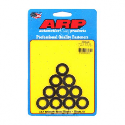 ARP фаска шайба M12 ID 0.876 OD черна 10 Pack
