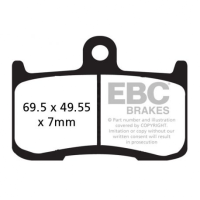 EBC Спирачни накладки GPFA GPFAX604/4HH