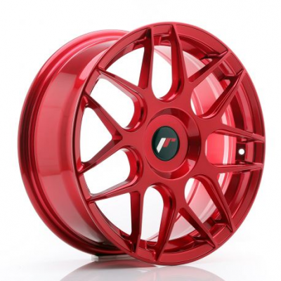 Japan Racing JR18 17x7 ET40 BLANK Platinum Red