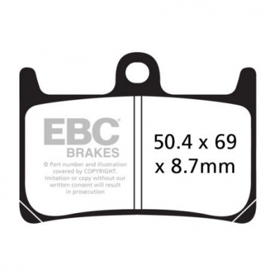 EBC Спирачни накладки EPFA EPFA369/4HH