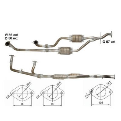 Magnaflow катализатор за OPEL