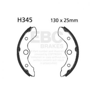 EBC Спирачни челюсти Organic H345