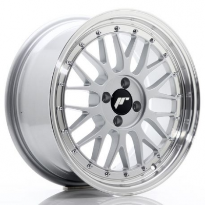 JR Wheels JR23 17x8 ET35 4x100 Hyper Silver