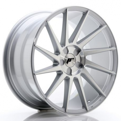 JR Wheels JR22 19x9,5 ET20-40 5H BLANK Silver Machined