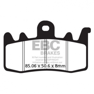 EBC Спирачни накладки Sintered FA630HH