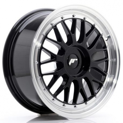 JR Wheels JR23 18x8 ET30-45 BLANK Glossy Black