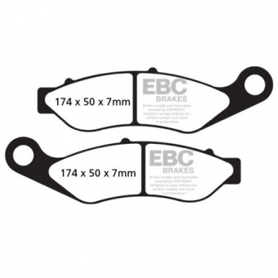 EBC Спирачни накладки FA638