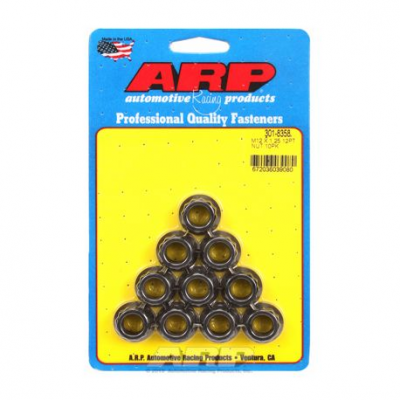 ARP комплект гайки M12 X 1.25 12PT 10 Pack