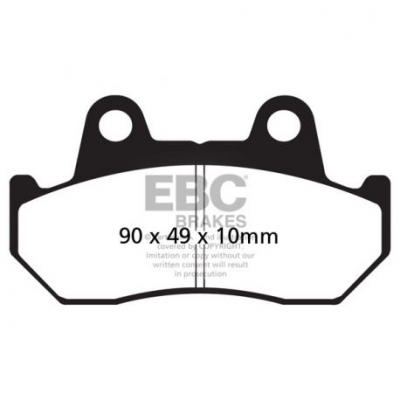 EBC Спирачни накладки Semi-Sintered FA069V