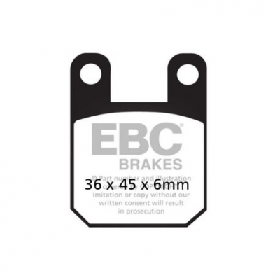EBC Спирачни челюсти Grooved SFA115HH