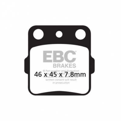 EBC Спирачни накладки Sintered FA084R