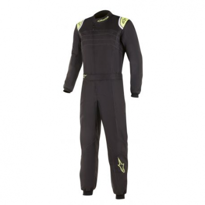 FIA Race suit ALPINESTARS KMX-9 V2 kart Black/Yellow