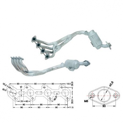 Magnaflow катализатор за MERCEDES