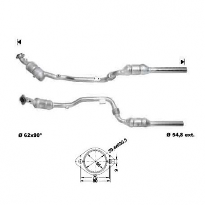 Magnaflow катализатор за MERCEDES