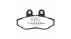 EBC Спирачни накладки SFAC SFAC393