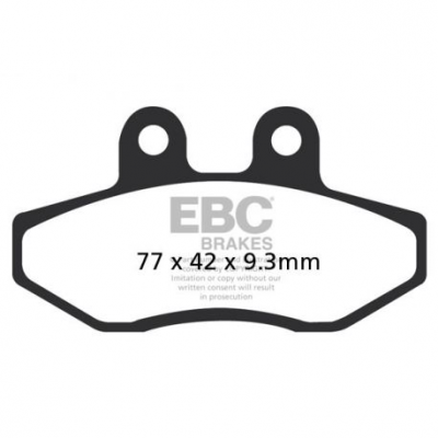 EBC Спирачни накладки SFAC SFAC393