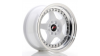 JR Wheels JR6 15x8 ET25 4x100/108 White w/Machined Lip