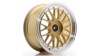 JR Wheels JR23 18x8 ET30-45 BLANK Gold w/Machined Lip