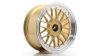 JR Wheels JR23 17x8 ET20-45 BLANK Gold w/Machined Lip