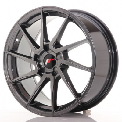 Japan Racing JR36 18x8 ET20-48 5H BLANK Hyper Black