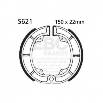 EBC Спирачни челюсти Organic S621