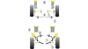 Powerflex Тампон за преден външен носач тампон Ford Sierra & Sapphire Non-Cosworth