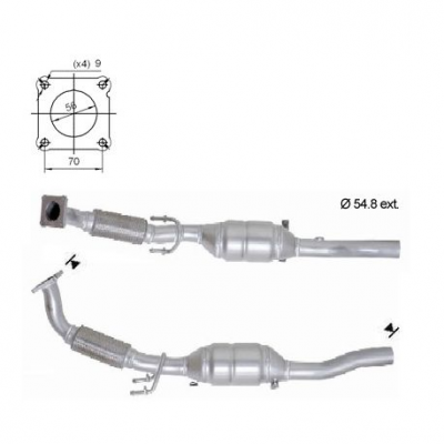 Magnaflow катализатор за SKODA VOLKSWAGEN