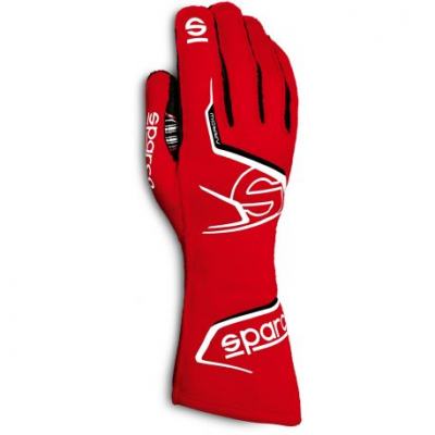 Състезателни ръкавици Sparco Arrow Karting 2020 (външен шев) червен