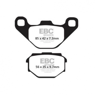 EBC Спирачни накладки Organic FA173