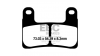 EBC Спирачни накладки Sintered FA724HH