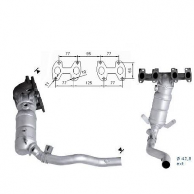 Magnaflow катализатор за FIAT