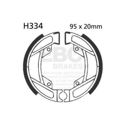 EBC Спирачни челюсти Organic H334