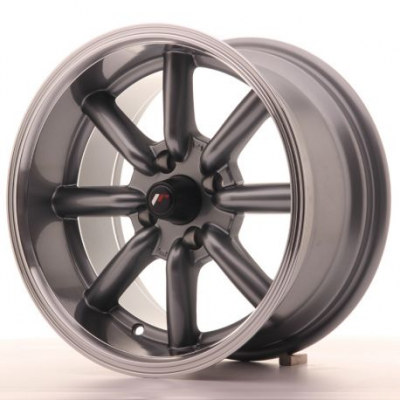 Japan Racing JR19 15x8 ET0 4x100 Gun Metal