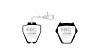 Предни спирачни накладки EBC Redstuff Ceramic DP31328C
