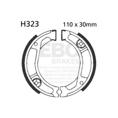 EBC Спирачни челюсти Organic H323