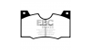 Предни спирачни накладки EBC Redstuff Ceramic DP3188C
