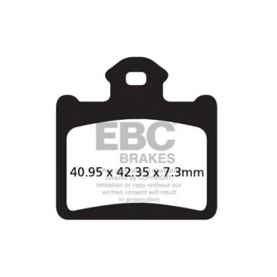 EBC Спирачни накладки FA602R