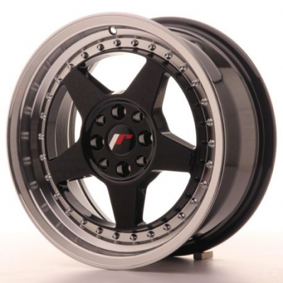 Japan Racing JR6 16x7 ET35 4x100/114 Glossy Black