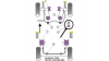 Powerflex Тампон за преден носач , вътрешен (преден ) Opel Astra MK3 - Astra F (1991-1998)